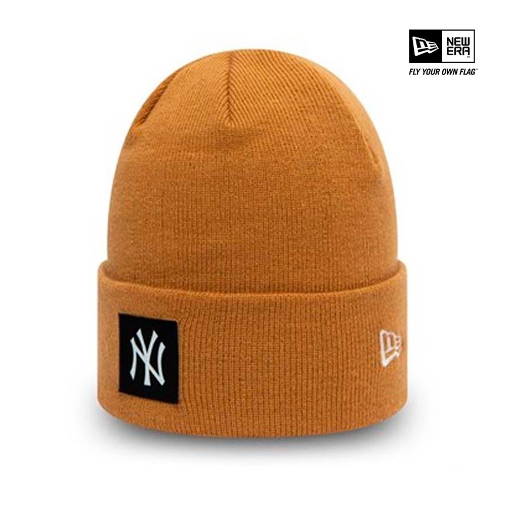 New Era New York Yankees Team Logo Cuff Beanie Hat