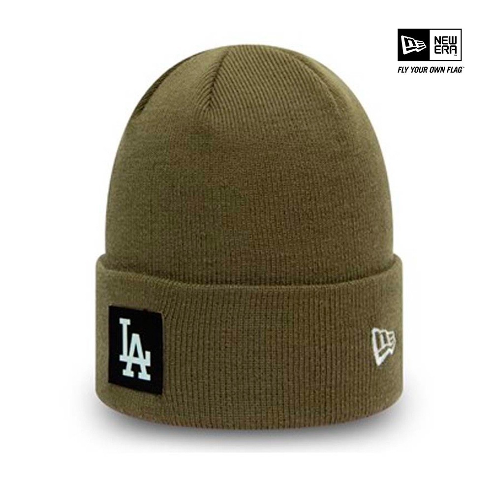 New Era Los Angeles Dodgers Team Logo Cuff Beanie Hat