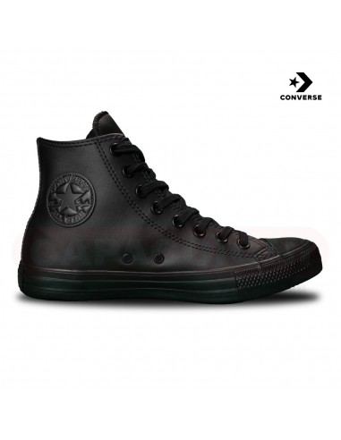 CT All Star Leather Monochrome High