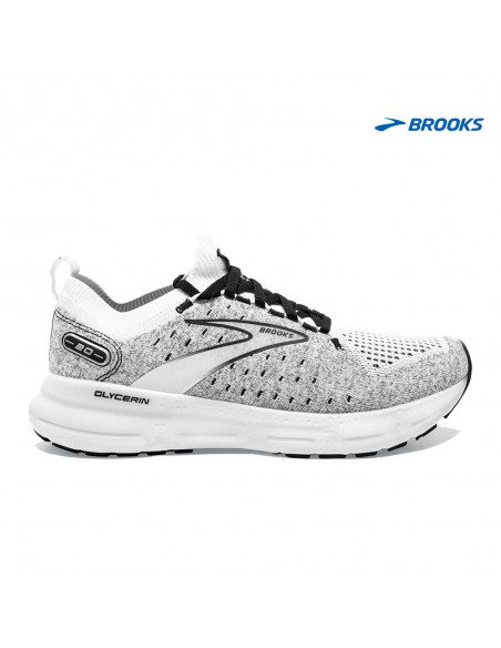 Tenis Para Correr En Carretera Brooks Descuento - Glycerin 20 Hombre Grises  Azules