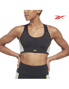 RBK Lux Racer Padded Colorblock Bra
