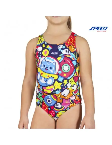 Traje De Baño Infantil Estampada 