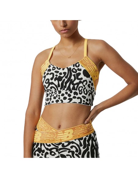 New Balance NB Relentless Printed Crop Bra