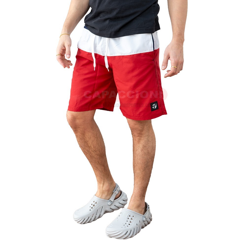 Topper Bermuda Playa Basico Mns