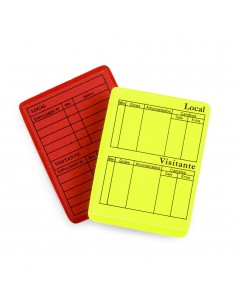 Tarjeta de arbitro Futbol x2 2