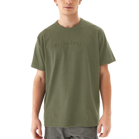 Mistral Remera Logo Embossed Oversize M/C