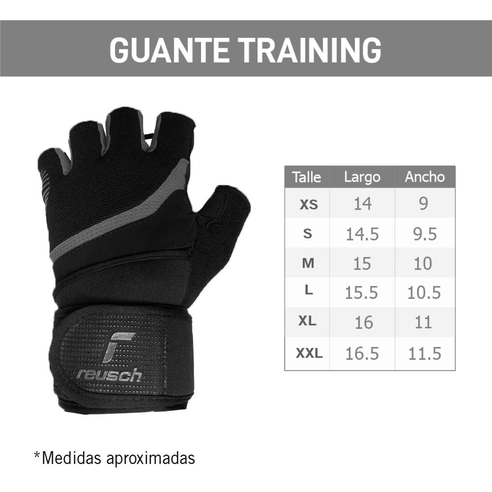 Reusch Guantes Gym Muñequera | Capaccioni Deportes