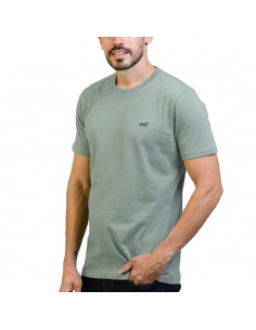 Remera Mini Logo Bordada MC