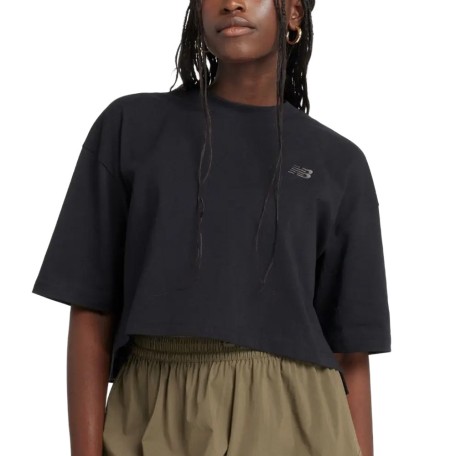 New Balance NB  Logo Oversized Jersey T-Shirt
