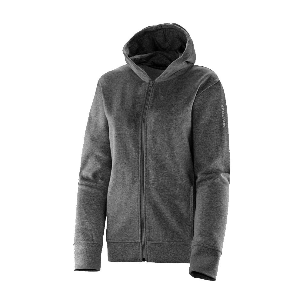 Salomon Logo LT FZ Hoodie W