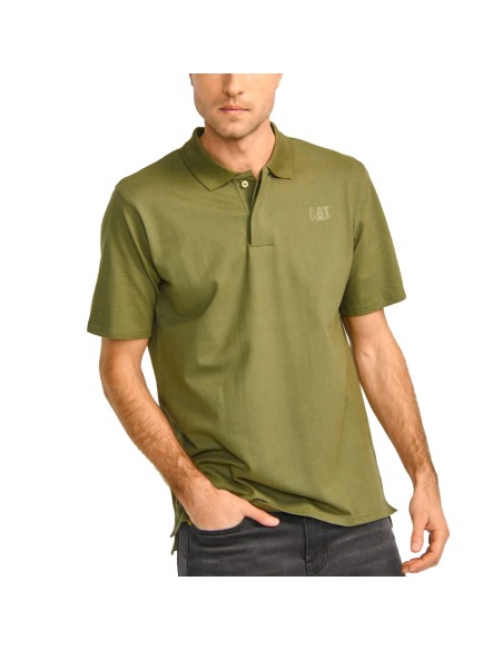 CAT Polo Pique Logo