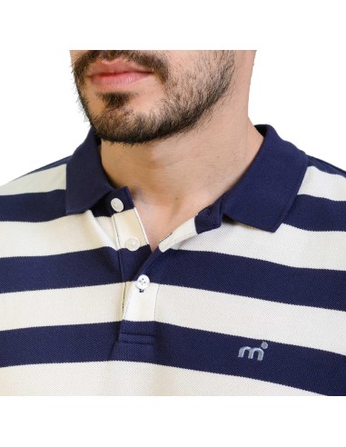Polo Pique Rayada MC