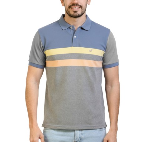 Mistral Polo Pique Rayada MC