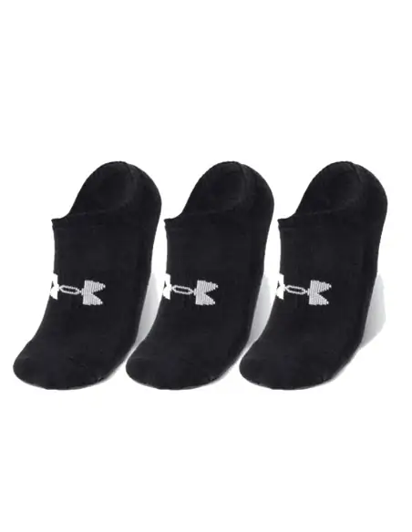 UA Core Cotton No Show Pack x3