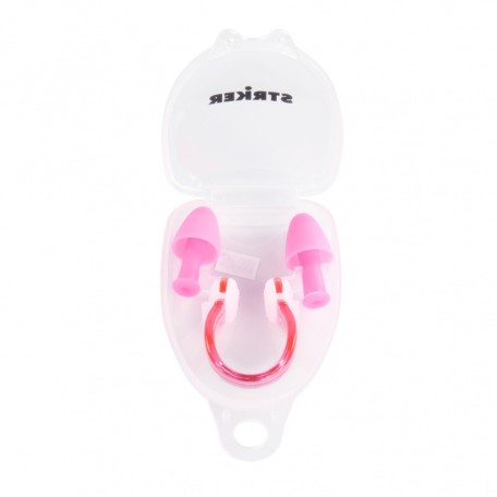 Striker Tapones de Oido con Clip Nasal