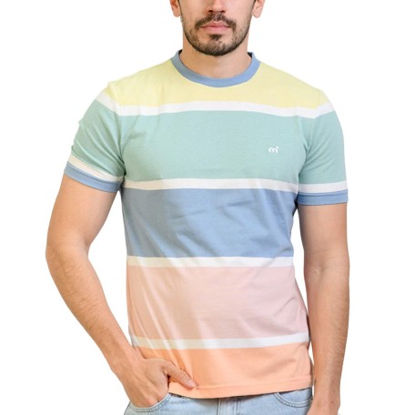 Mistral Remera Stripes MC