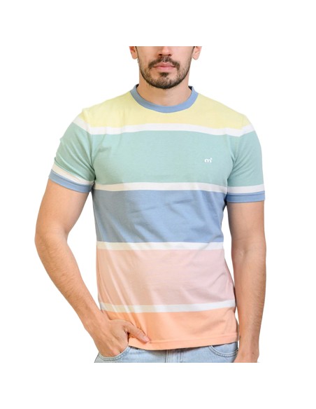Mistral Remera Stripes MC