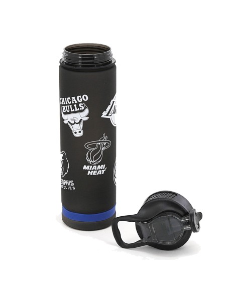 Botella NBA Teams Logo Negro | Capaccioni Deportes