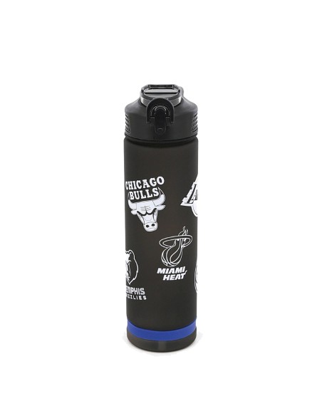 Botella NBA Teams Logo Negro | Capaccioni Deportes
