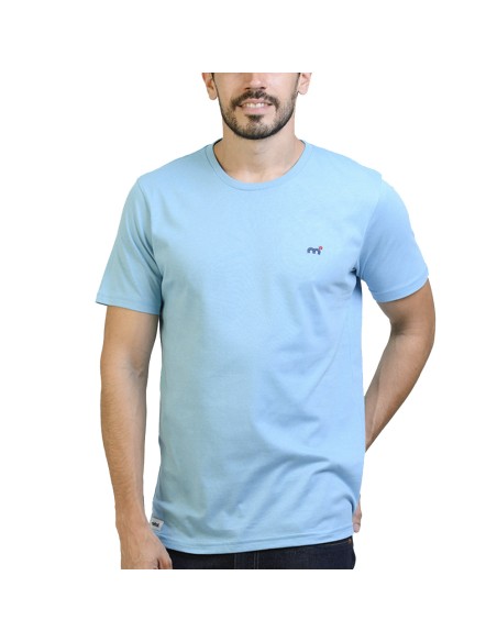 Remera Mini Logo Bordada MC