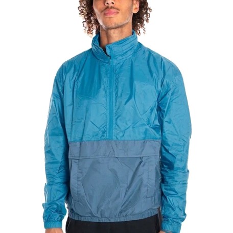 Topper Buzo 1/2 Cierre Crinkled Mns