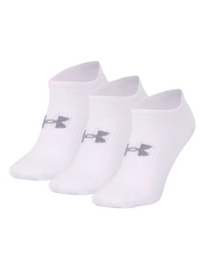 UA Core Cotton No Show Pack x3