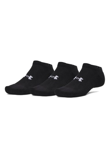 UA Performance Cotton No Show Pack x3