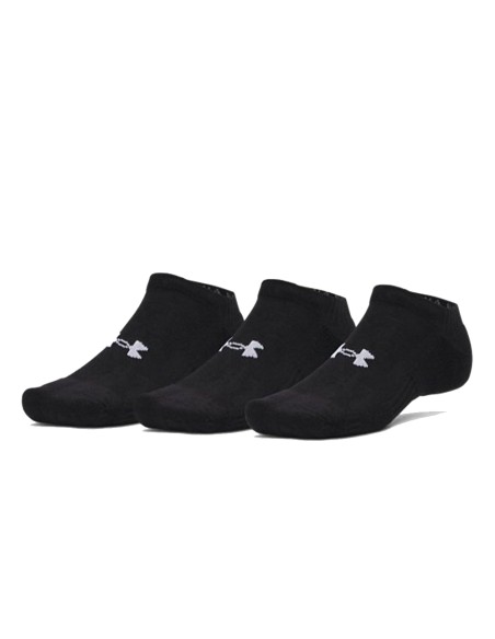 UA Performance Cotton No Show Pack x3
