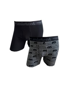 Boxer Print Solid Pack x2