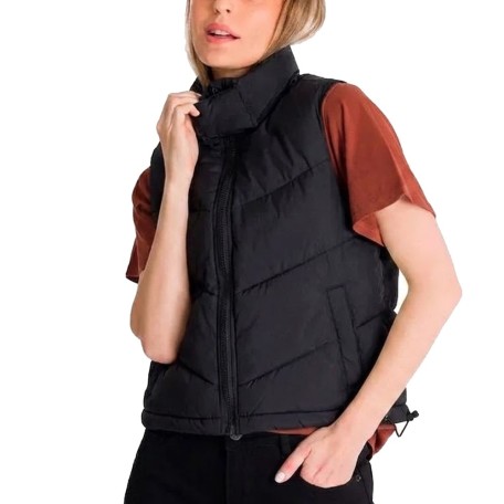 Caterpillar W Cropped Puffer Vest