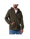 Fleece Cat Patch Full Zip Hoodie
