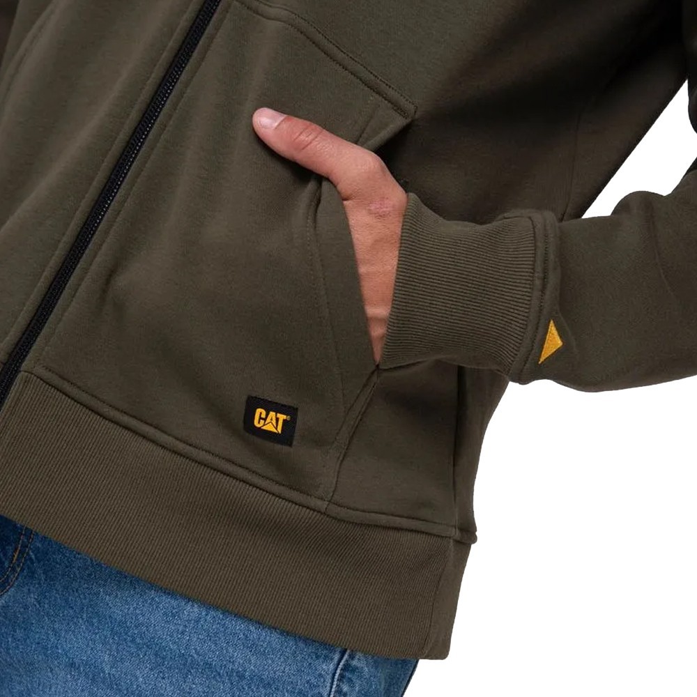 Caterpillar Fleece Cat Patch Full Zip Hoodie · foto 3