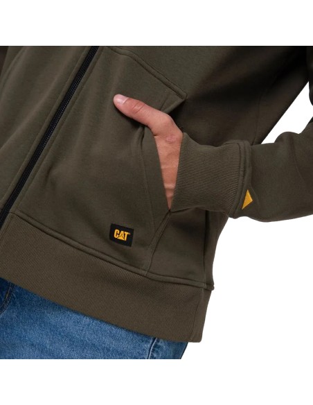 Caterpillar Fleece Cat Patch Full Zip Hoodie · foto 3