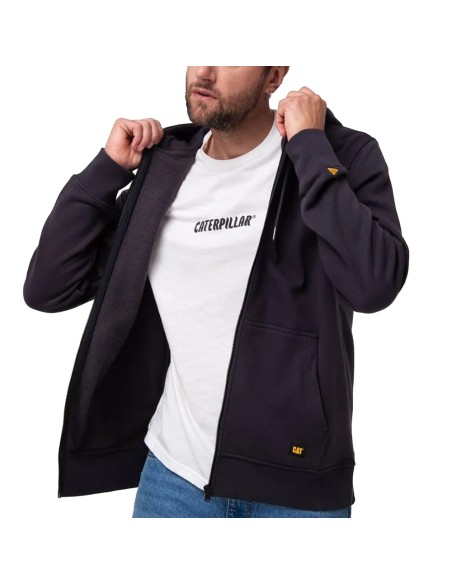 Caterpillar Fleece Cat Patch Full Zip Hoodie · foto 2