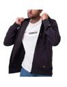 Fleece Cat Patch Full Zip Hoodie