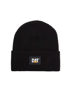 Cat Label Cuff Beanie