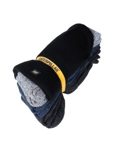 Solid Knit Cap Sock Bundle Pack x6