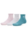 UA Performance Cotton Quarter Pack x3