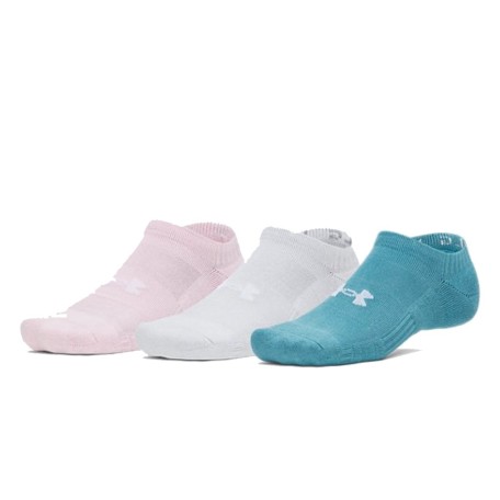 Under Armour UA Performance Cotton No Show Pack x3