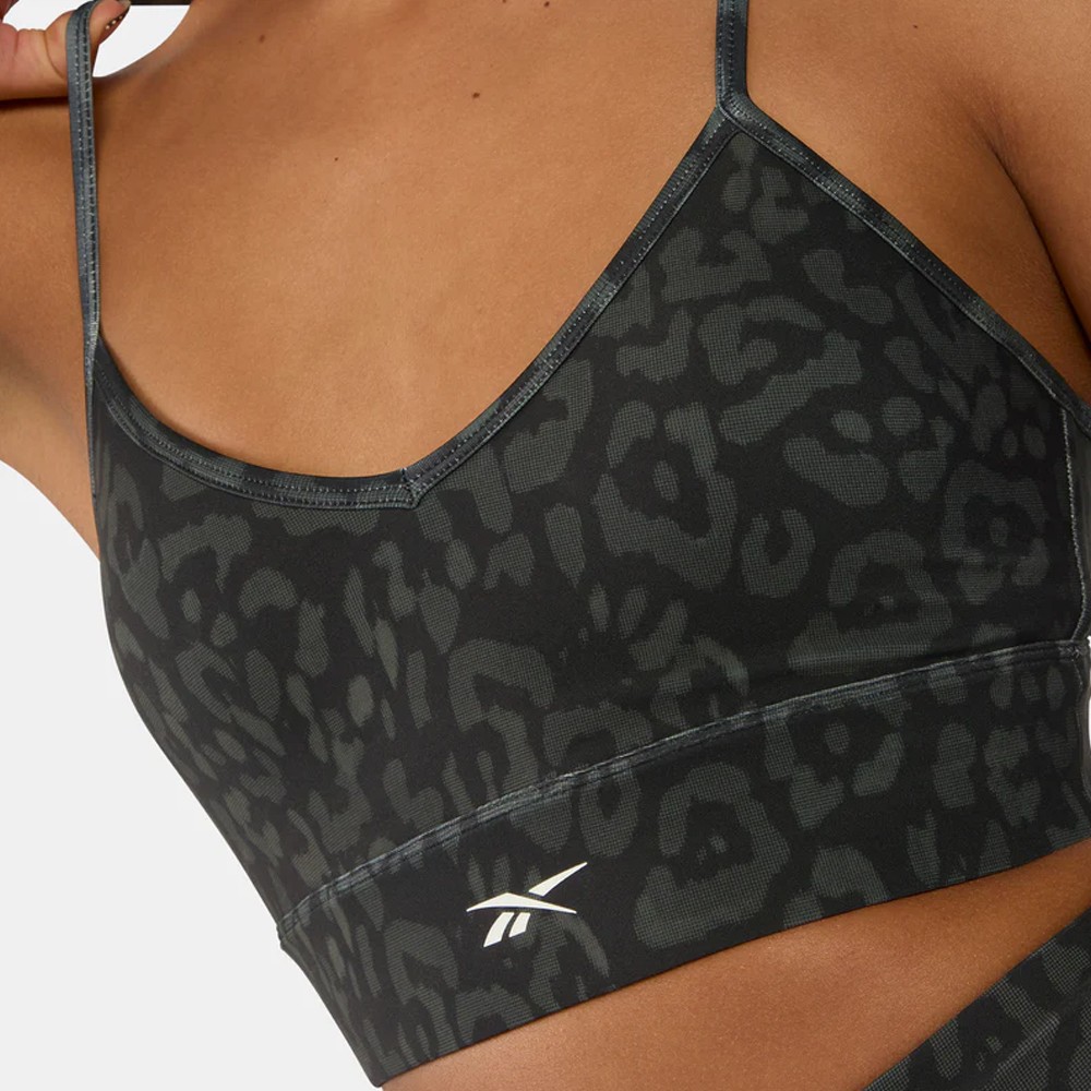 RBK ID Train Printed Tri-Back Sportgs Bra