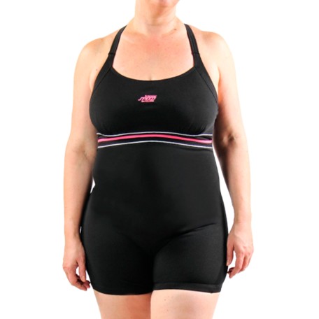 Speed Traje de Baño Plus Size c/pierna