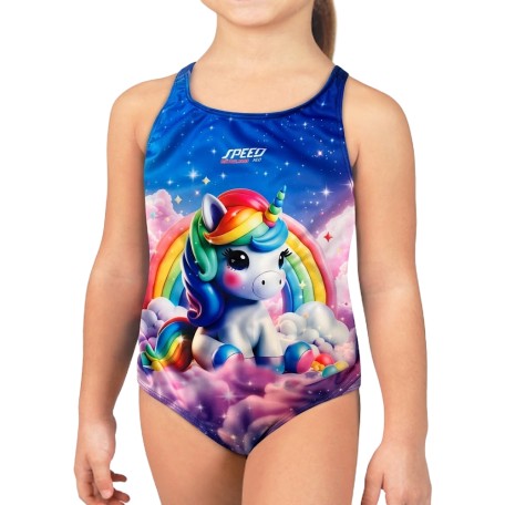 Speed Traje de Baño Infantil Estampado