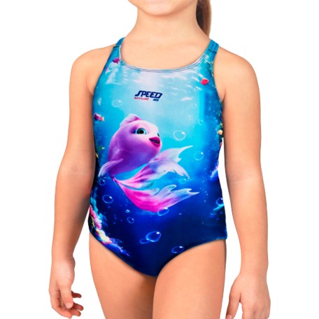 Speed Traje de Baño Infantil Estampado