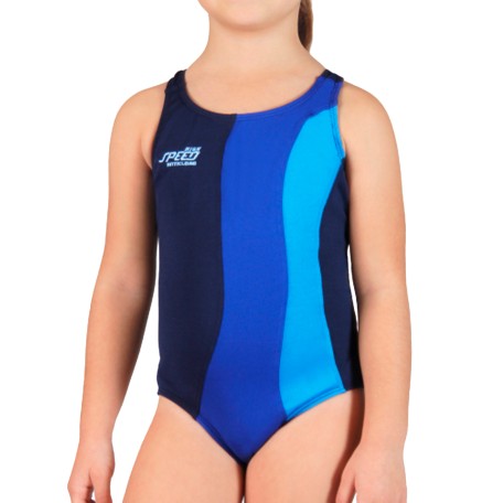 Speed Traje de baño Infantil Tricolor
