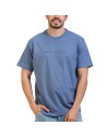Remera Logo Embossed Oversize MC