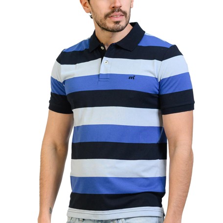 Polo Jersey Stripes MC | Capaccioni Deportes