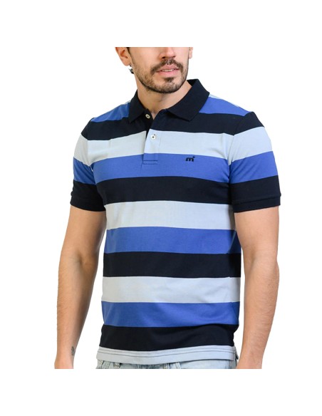 Polo Jersey Stripes MC | Capaccioni Deportes