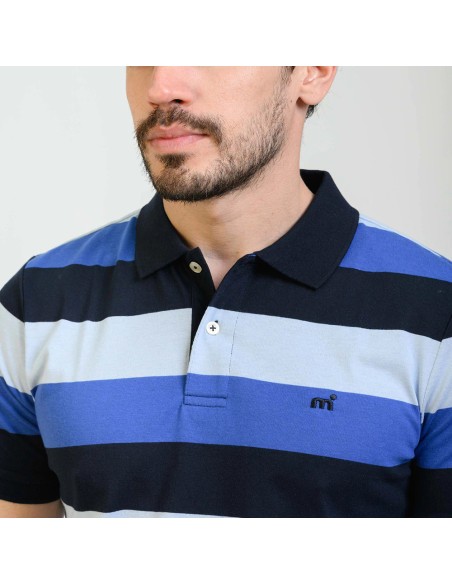 Polo Jersey Stripes MC | Capaccioni Deportes