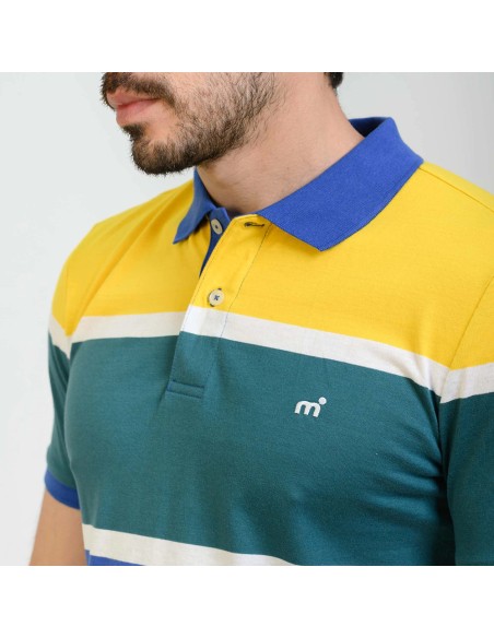 Polo Jersey Stripes MC | Capaccioni Deportes
