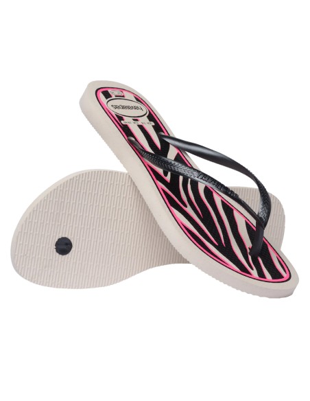 Havaianas Slim Animals Negro | Capaccioni Deportes